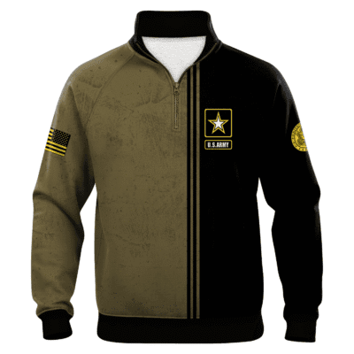 US ARMY 250th Years Of Service Quarter Zip Sweatshirt