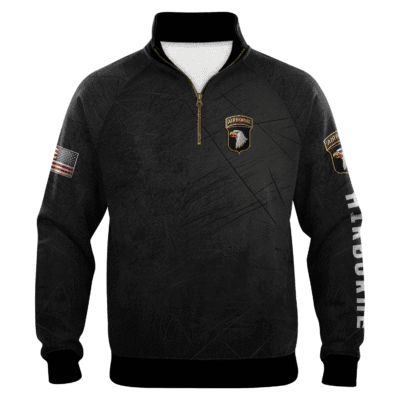 US Army AirBorne Quarter Zip Sweatshirt