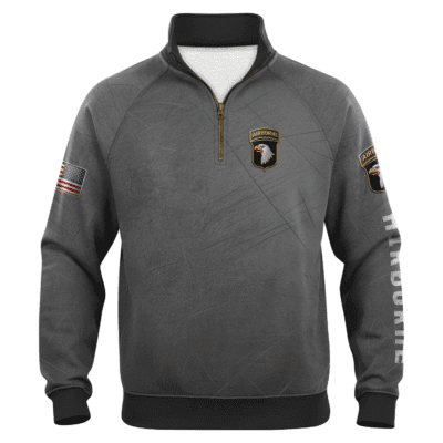 US Army AirBorne Quarter Zip Sweatshirt