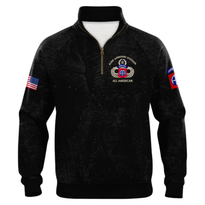 US Army AirBorne Quarter Zip Sweatshirt