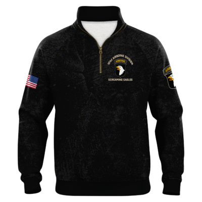 US Army AirBorne Quarter Zip Sweatshirt