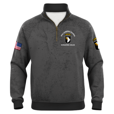 US Army AirBorne Quarter Zip Sweatshirt