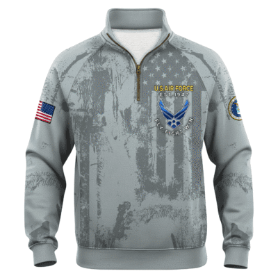 US Air Force Quarter Zip Sweatshirt
