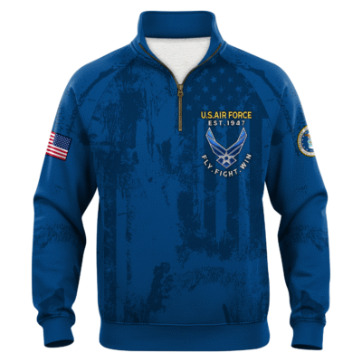 US Air Force Quarter Zip Sweatshirt