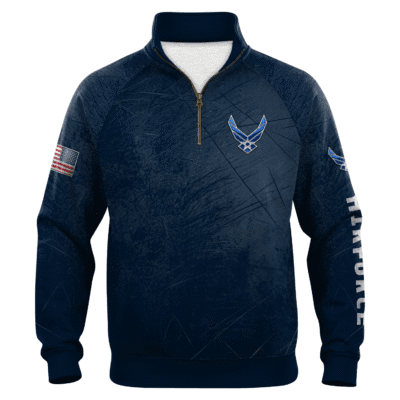 US Air Force Quarter Zip Sweatshirt
