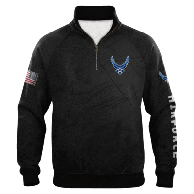US Air Force Quarter Zip Sweatshirt