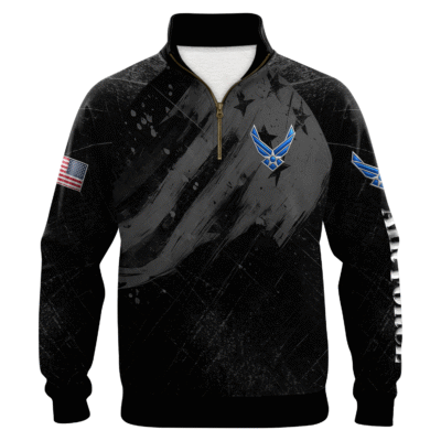 US Air Force Quarter Zip Sweatshirt
