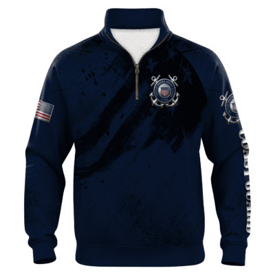 US Coast Guard Quarter Zip Sweatshirt