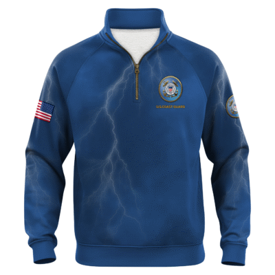 US Coast Guard Quarter Zip Sweatshirt
