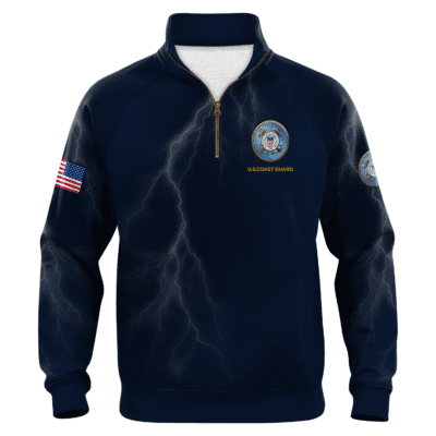 US Coast Guard Quarter Zip Sweatshirt