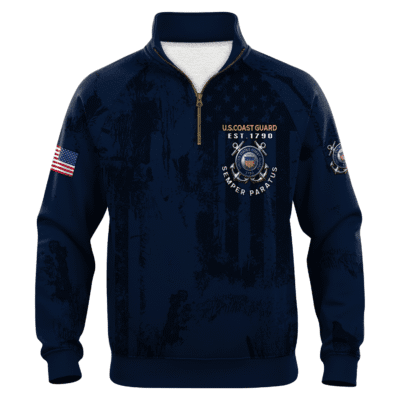 US Coast Guard Quarter Zip Sweatshirt