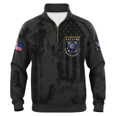 US Coast Guard Quarter Zip Sweatshirt