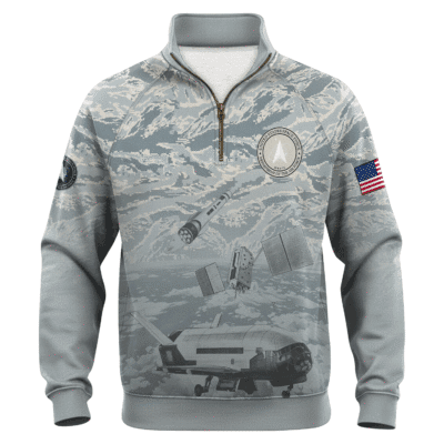 US Space Force Quarter Zip Sweatshirt