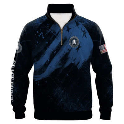 US Space Force Quarter Zip Sweatshirt