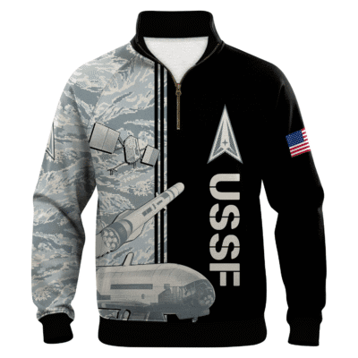 US Space Force Quarter Zip Sweatshirt