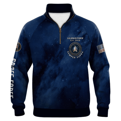 US Space Force Quarter Zip Sweatshirt