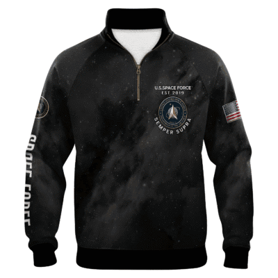 US Space Force Quarter Zip Sweatshirt