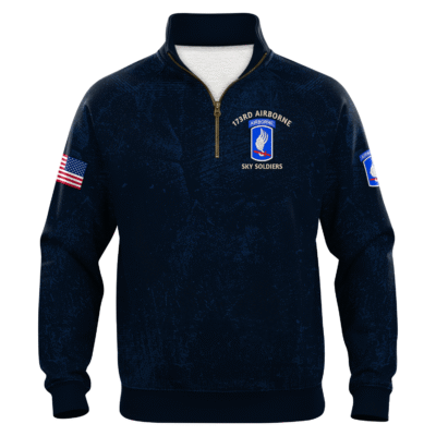 US Army AirBorne Quarter Zip Sweatshirt