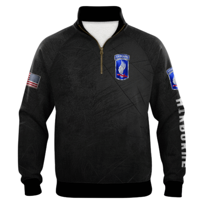 US Army AirBorne Quarter Zip Sweatshirt