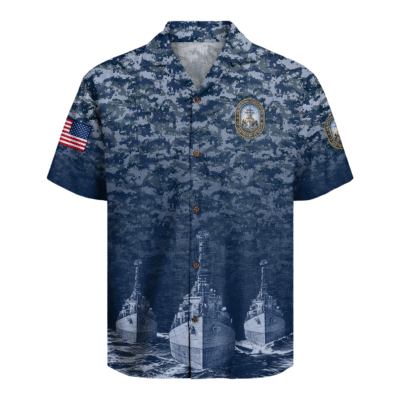 US Navy Tin Can Sailors Hawaiian Shirt