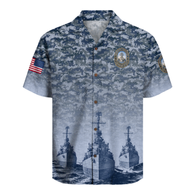 US Navy Tin Can Sailors Hawaiian Shirt