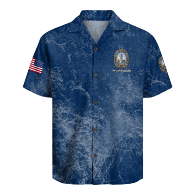 US Navy Tin Can Sailors Hawaiian Shirt