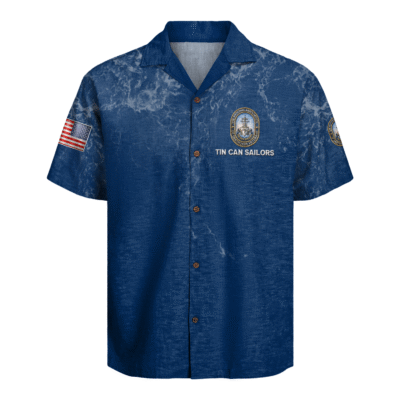 US Navy Tin Can Sailors Hawaiian Shirt