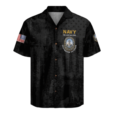 US Navy Tin Can Sailors Hawaiian Shirt