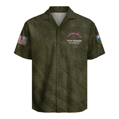 US Army 75th Ranger Regiment Hawaiian Shirt