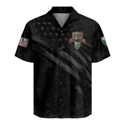 US Army 75th Ranger Regiment Hawaiian Shirt
