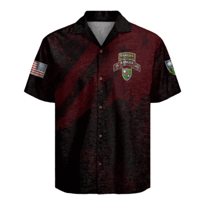 US Army 75th Ranger Regiment Hawaiian Shirt