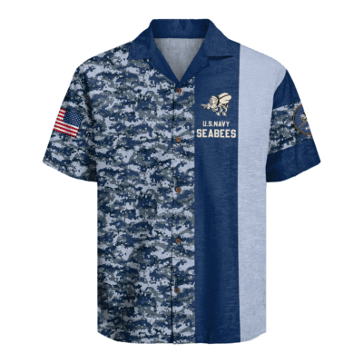 US Navy Seabees 250th Years Of Service Hawaiian Shirt