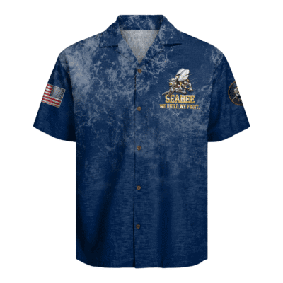 US Navy Seabees 250th Years Of Service Hawaiian Shirt