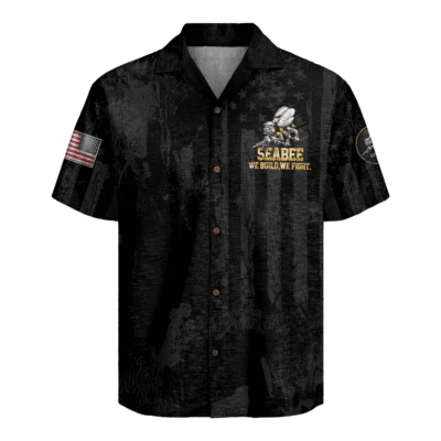US Navy Seabees 250th Years Of Service Hawaiian Shirt