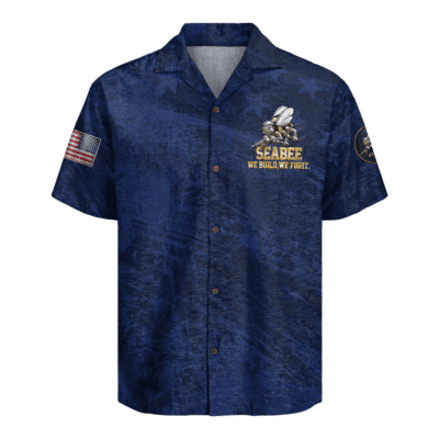 US Navy Seabees 250th Years Of Service Hawaiian Shirt