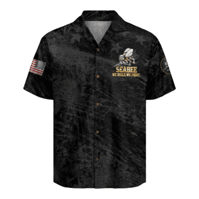 US Navy Seabees 250th Years Of Service Hawaiian Shirt