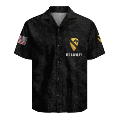 US Army 1st Cavalry Division Regiment Hawaiian Shirt