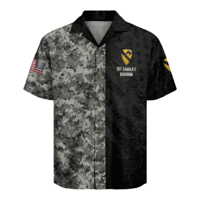 US Army 1st Cavalry Division Regiment Hawaiian Shirt