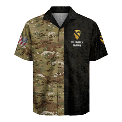 US Army 1st Cavalry Division Regiment Hawaiian Shirt
