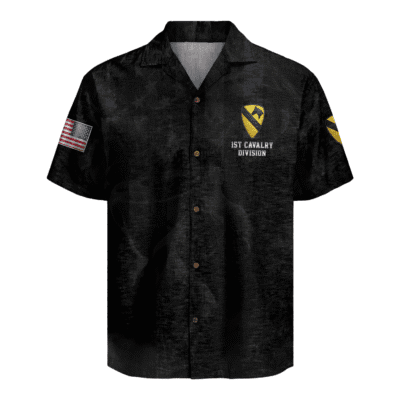 US Army 1st Cavalry Division Regiment Hawaiian Shirt