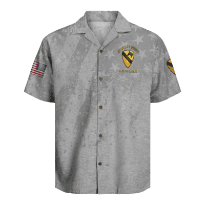 US Army 1st Cavalry Division Regiment Hawaiian Shirt