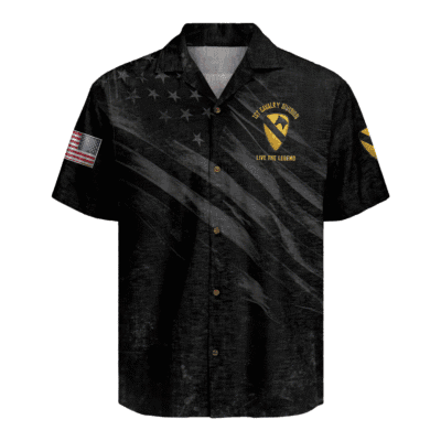 US Army 1st Cavalry Division Regiment Hawaiian Shirt