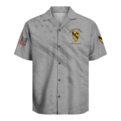 US Army 1st Cavalry Division Regiment Hawaiian Shirt