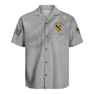 US Army 1st Cavalry Division Regiment Hawaiian Shirt