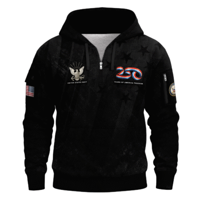 America 250 – US Navy All-Over Quarter Zip Hoodie