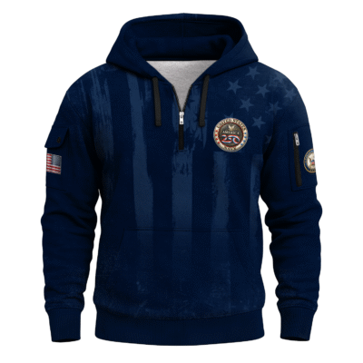 America 250 – US Navy All-Over Quarter Zip Hoodie