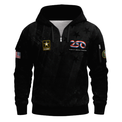 America 250 – US Army All-Over Quarter Zip Hoodie