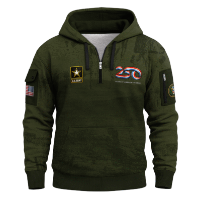 America 250 – US Army All-Over Quarter Zip Hoodie