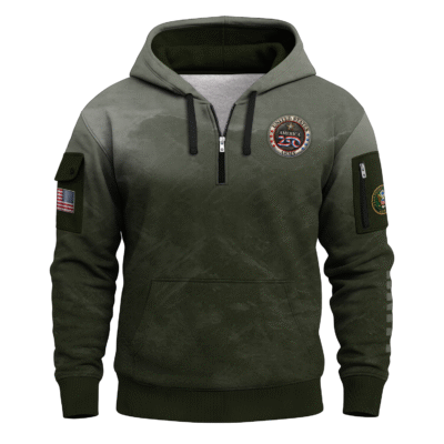 America 250 – US Army All-Over Quarter Zip Hoodie