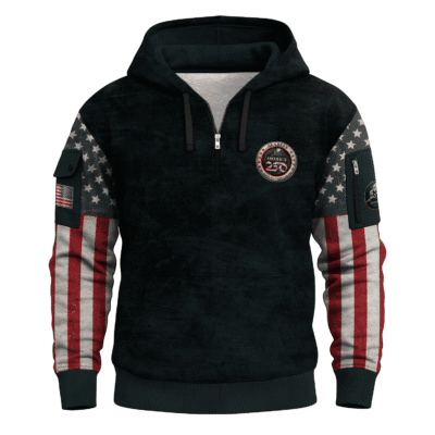 America 250 - US Navy SeaBees All-Over Quarter Zip Hoodie